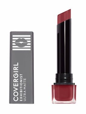NWT COVERGIRL Exhibitionist Ultra-Matte Lipstick- Color 670 High Roller